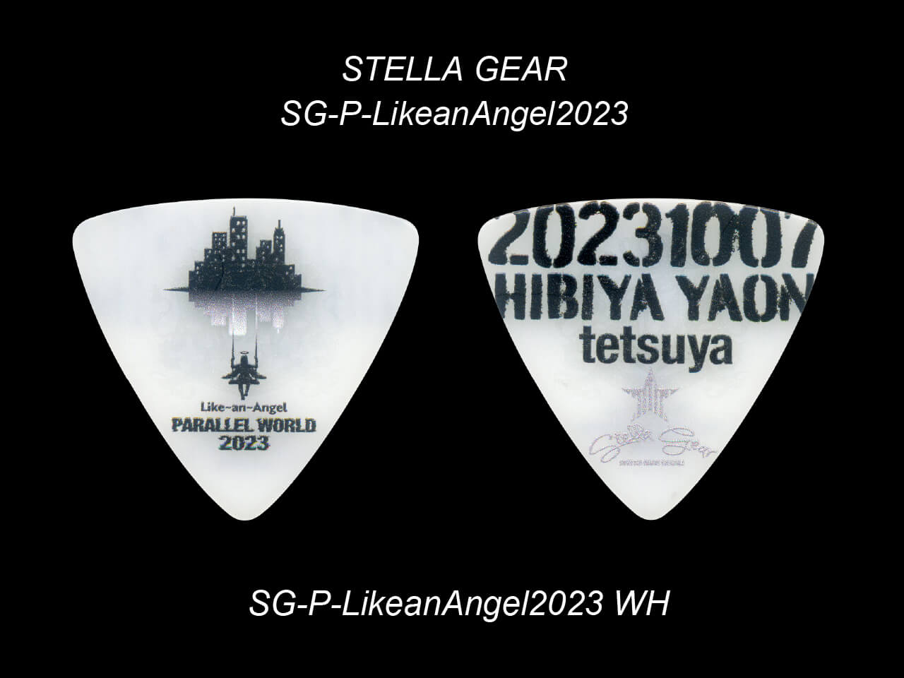 STELLA GEAR(ステラギア) Artist Pick Series SG-P-LikeanAngel2023 WH (tetsuyaモデル)