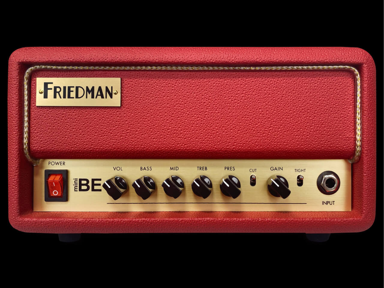 【12/10発売 ご予約受付中】Friedman(フリードマン) BE-Mini Custom Color/ Red Tolex/Gold Piping(ヘッドアンプ) 駅前店
