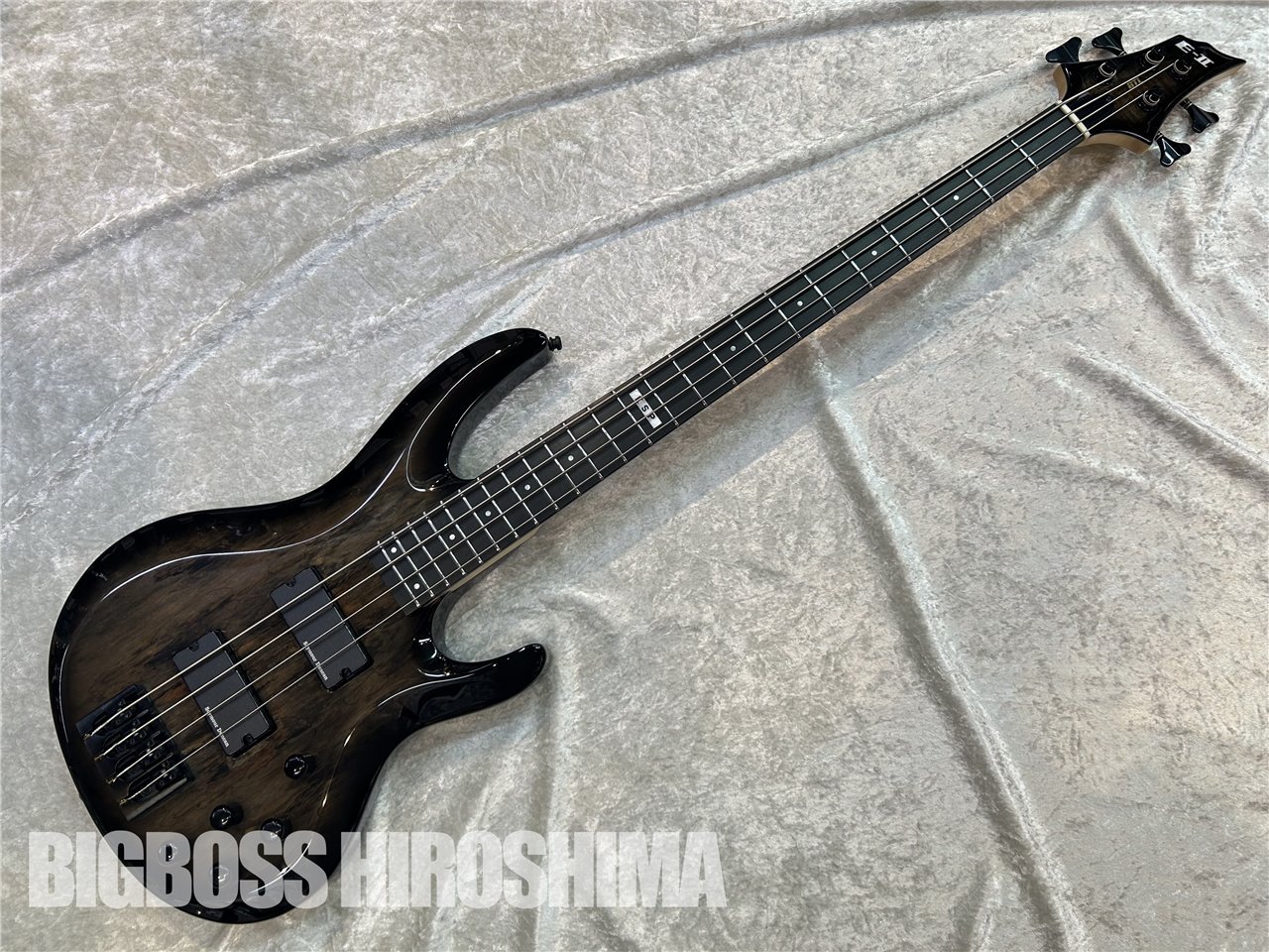 ESP 販売 エレキベース E-Ⅱ AP-4 タバコサンバースト 4弦 ハードケース付き 美品（Y）