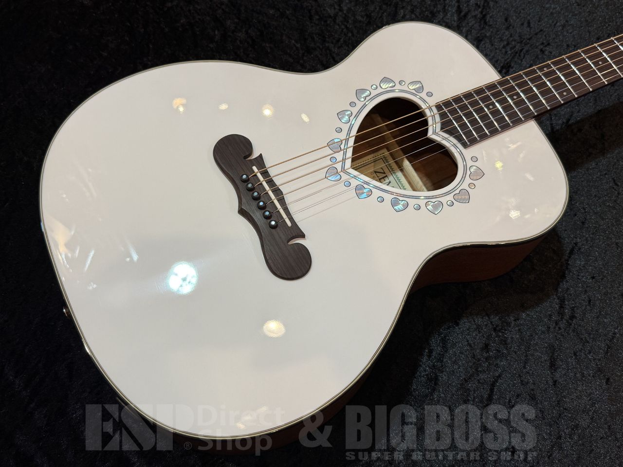 【即納可能】Zemaitis(ゼマイティス) CAF-90H (Gloss White Mother of Pearl) 福岡店