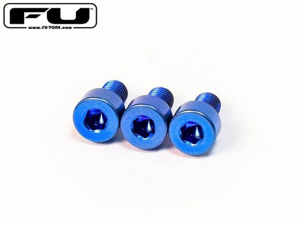 FU-Tone(エフユートーン) Titanium Nut Clamping Screw Set BLUE (ナットキャップマウントスクリュー)