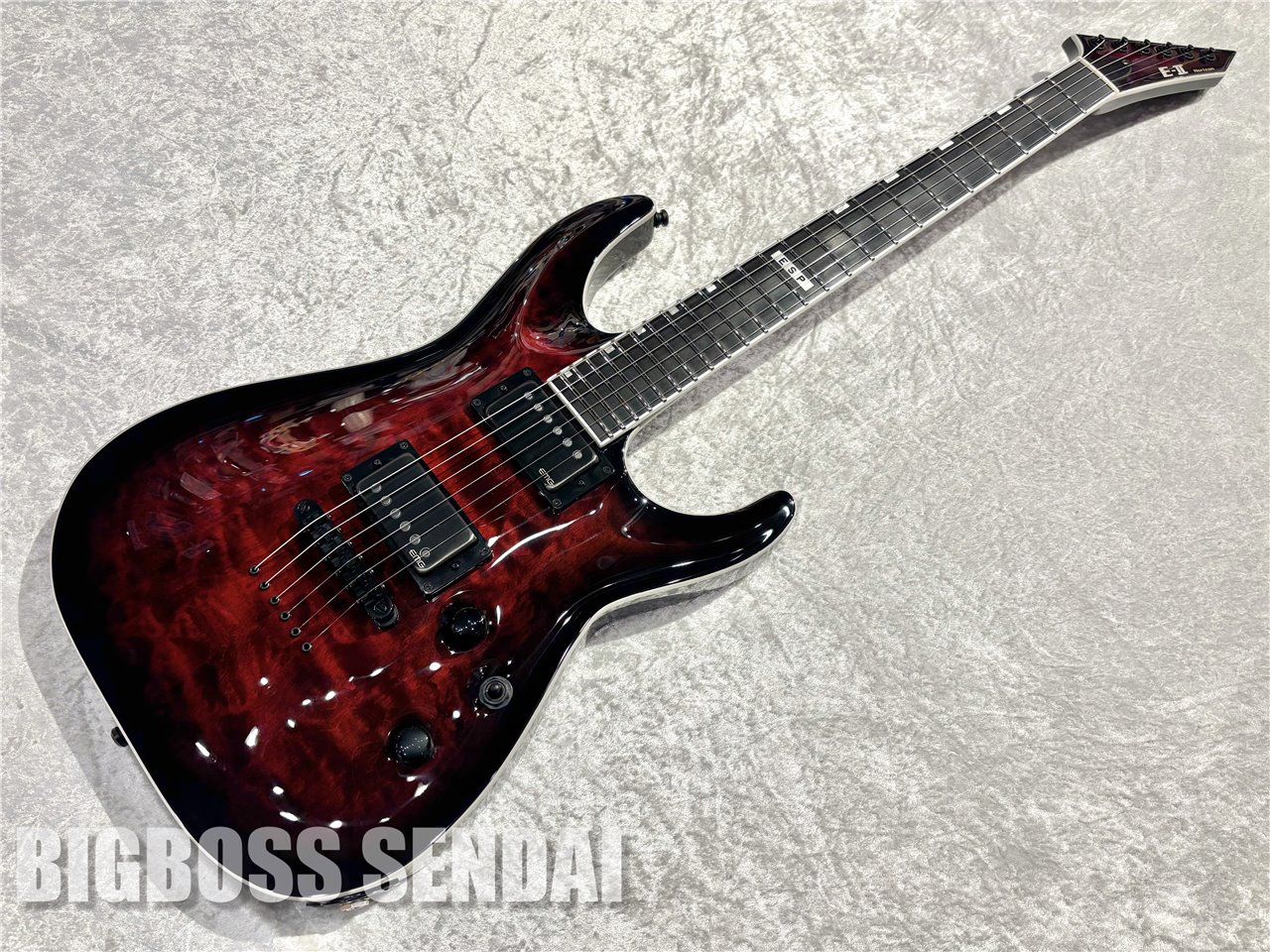 【即納可能】E-II(イーツー)  HORIZON NT-II / See Thru Black Cherry Sunburst 仙台店