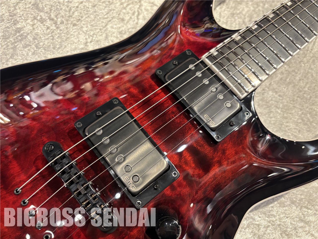 【即納可能】E-II(イーツー)  HORIZON NT-II / See Thru Black Cherry Sunburst 仙台店