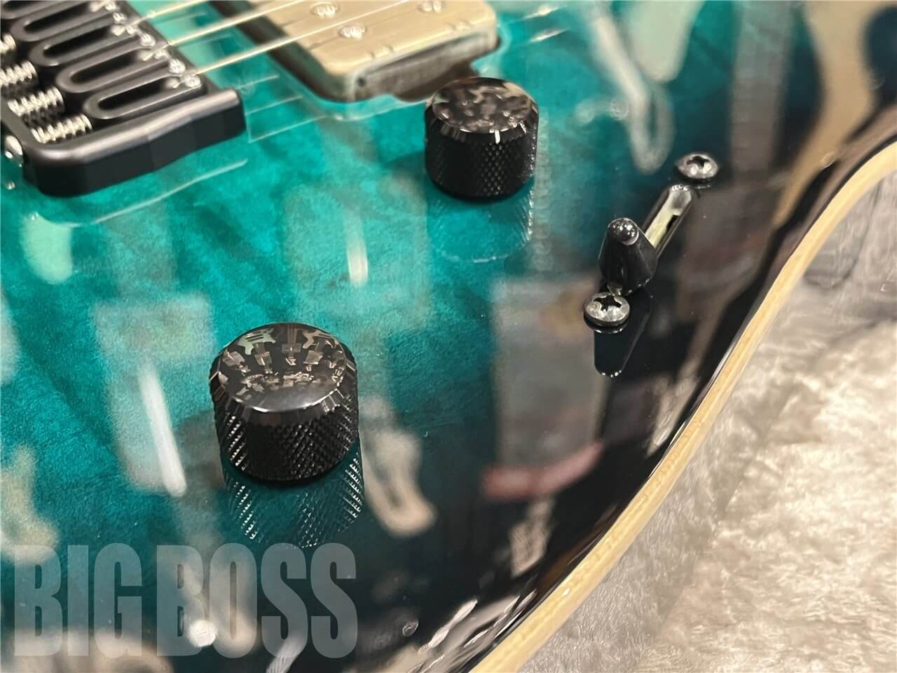 【即納可能】E-II（イーツー）M-II NT HS QM（Black Turquoise Burst）　名古屋店