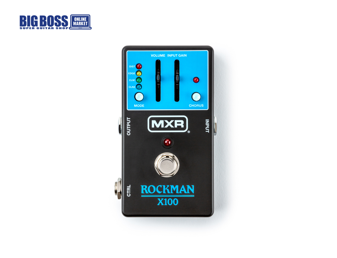【即納可能】MXR(エムエックスアール) MX100 ROCKMAN® X100™ ANALOG TONE PROCESSOR (ディストーション)お茶の水駅前店(東京)