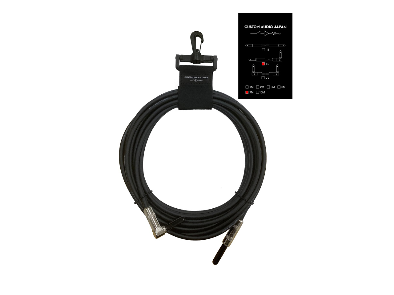 Custom Audio Japan(カスタムオーディオジャパン) Legacy Cable I-L 7m 5YW (SwitchCraft 280-226) (ギター/ベースシールド)