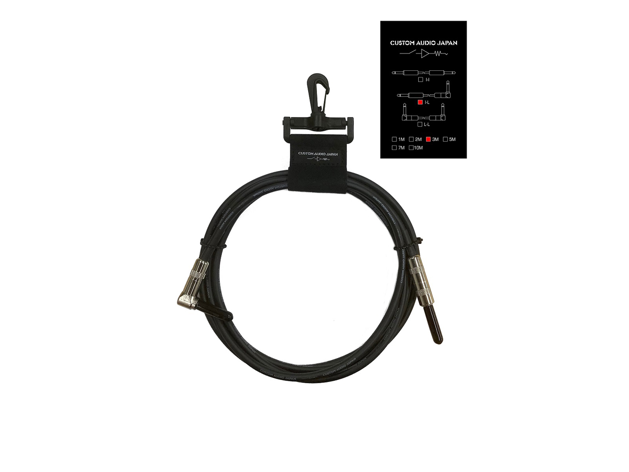 Custom Audio Japan(カスタムオーディオジャパン) Legacy Cable I-L 3m 5YW  (SwitchCraft 280-226) (ギター/ベースシールド)