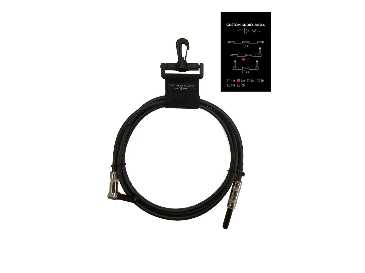 Custom Audio Japan(カスタムオーディオジャパン) Legacy Cable I-L 2m 5YW  (SwitchCraft 280-226) (ギター/ベースシールド)