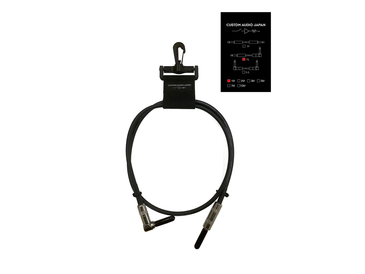 Custom Audio Japan(カスタムオーディオジャパン) Legacy Cable I-L 1m 5YW (SwitchCraft 280-226) (ギター/ベースシールド)