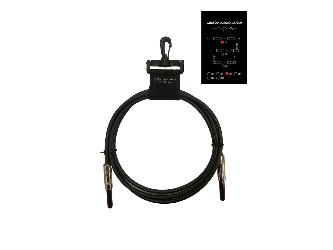 Custom Audio Japan(カスタムオーディオジャパン) Legacy Cable I-I 3m 5YW (SwitchCraft 280-280) (ギター/ベースシールド)