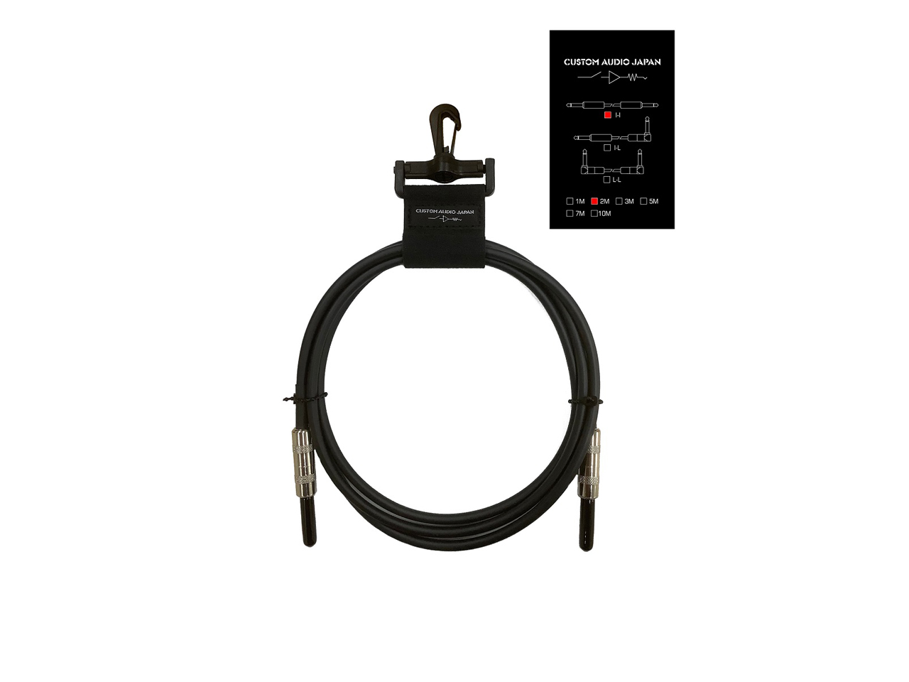 Custom Audio Japan(カスタムオーディオジャパン) Legacy Cable I-I 2m 5YW (SwitchCraft 280-280) (ギター/ベースシールド)