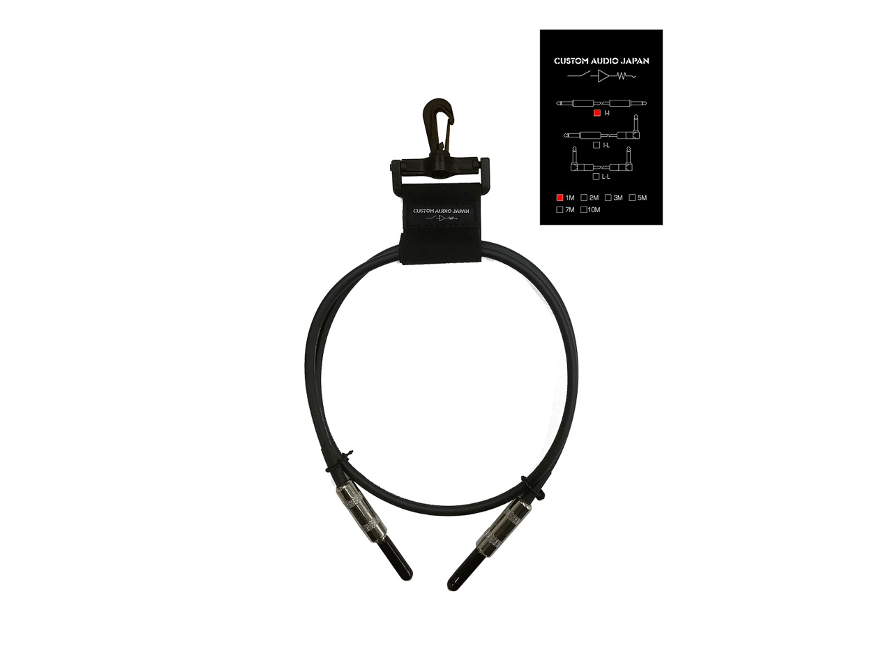 Custom Audio Japan(カスタムオーディオジャパン) Legacy Cable I-I 1m 5YW (SwitchCraft 280-280) (ギター/ベースシールド)