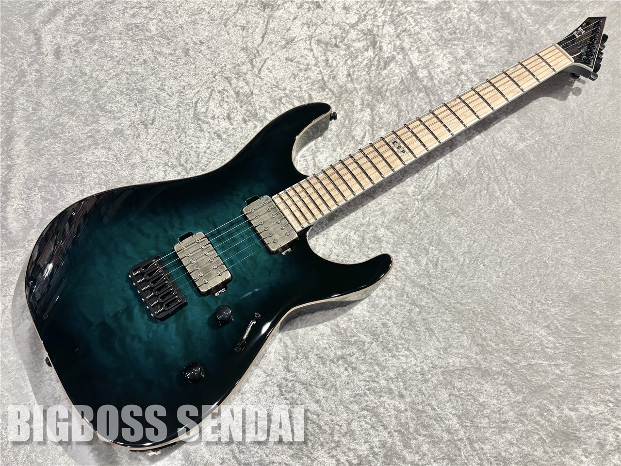 【即納可能】E-II (イーツー)  M-II NT HS QM / Black Turquoise Burst  仙台店