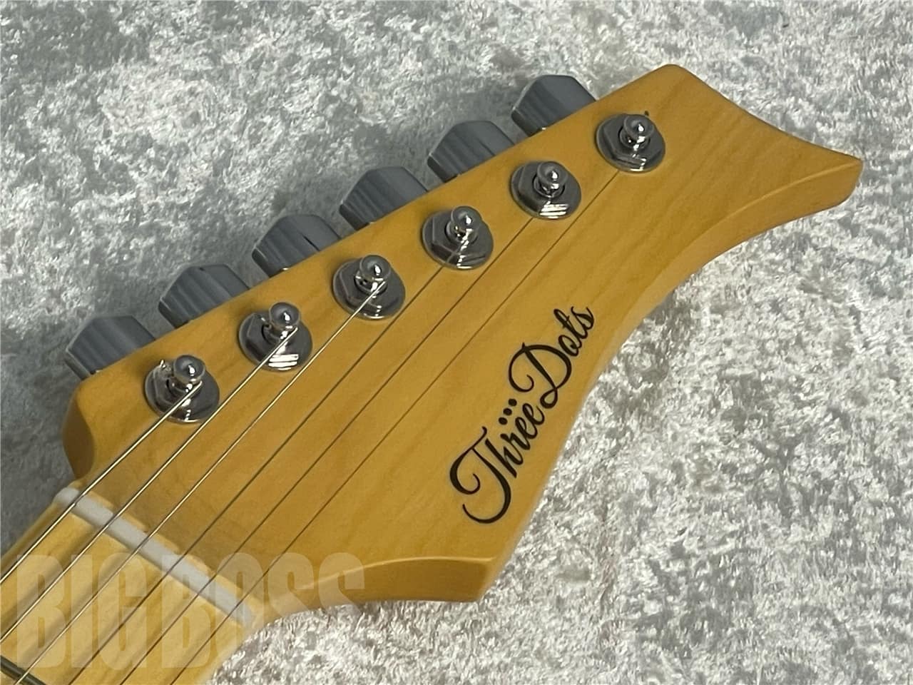 【即納可能】Three Dots Guitars (スリードッツギターズ) S Model (Sunset Orange Metallic) 駅前店