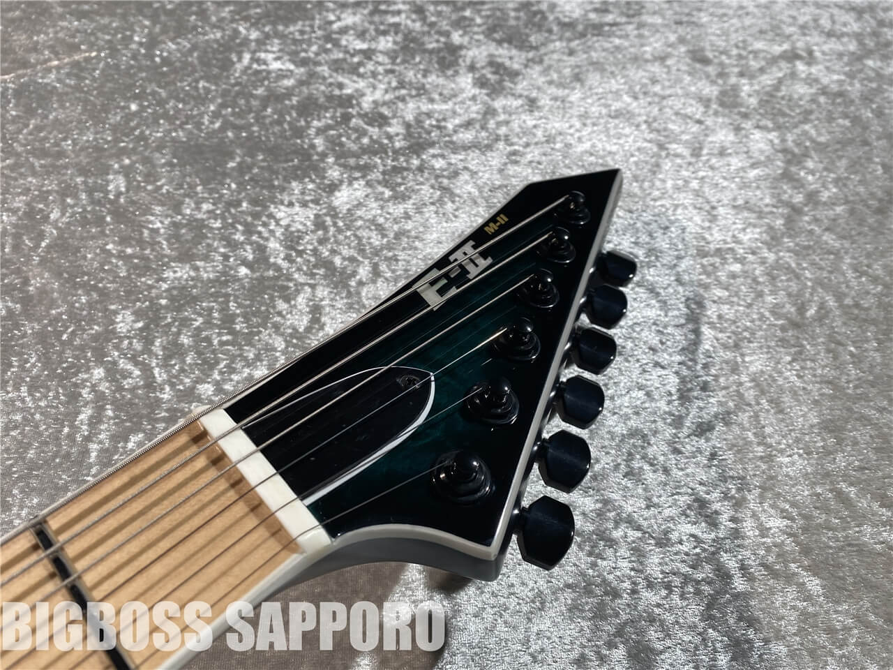 【即納可能】E-II(イーツー) M-II NT HS QM (Black Turquoise Burst) 札幌店