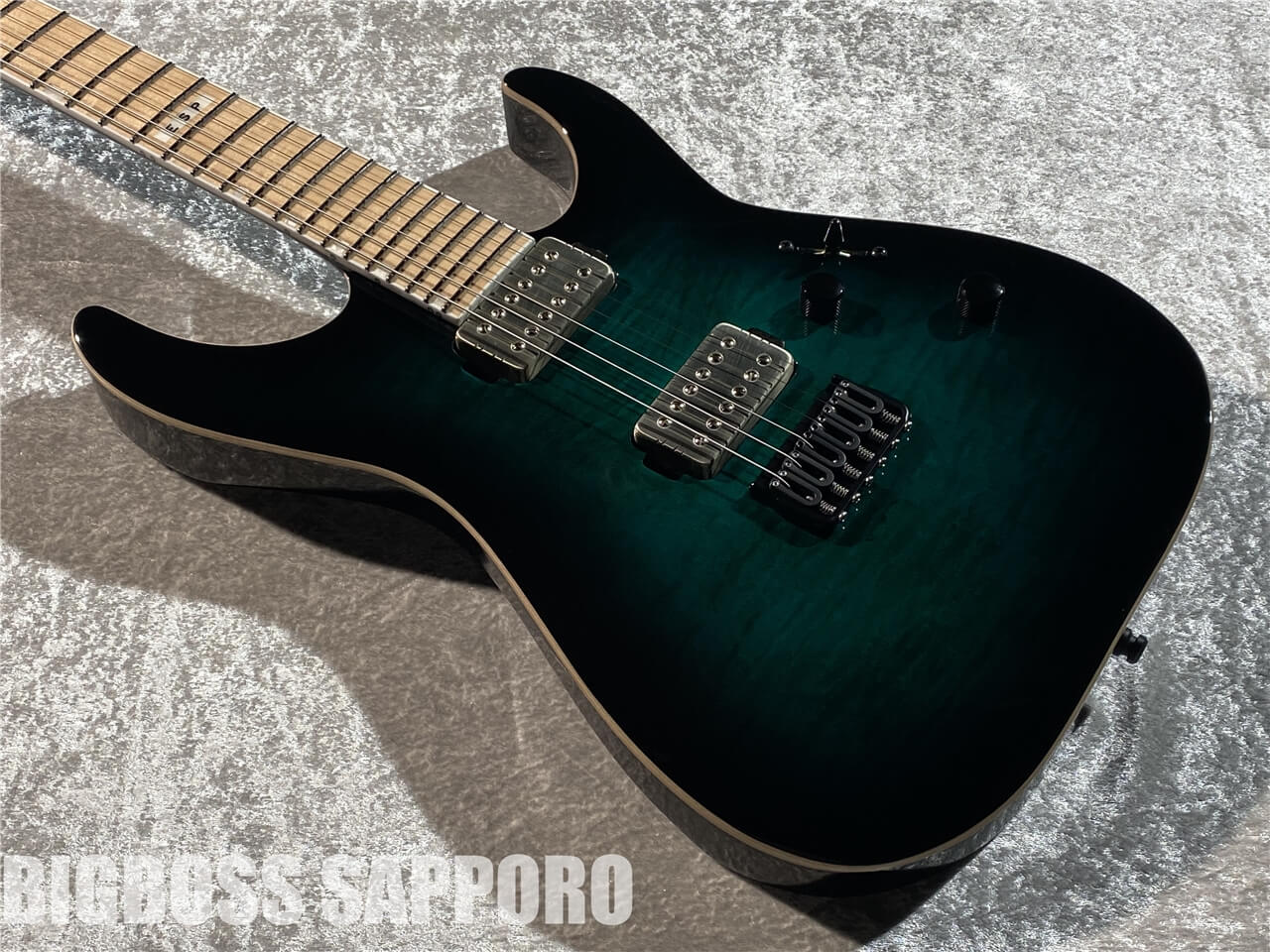 【即納可能】E-II(イーツー) M-II NT HS QM (Black Turquoise Burst) 札幌店