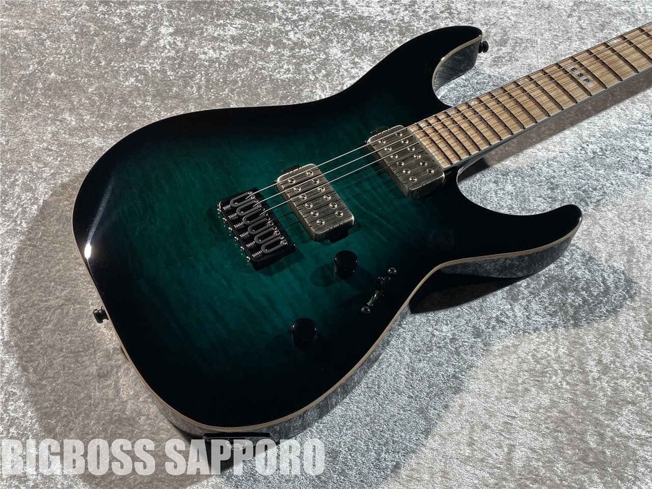 【即納可能】E-II(イーツー) M-II NT HS QM (Black Turquoise Burst) 札幌店