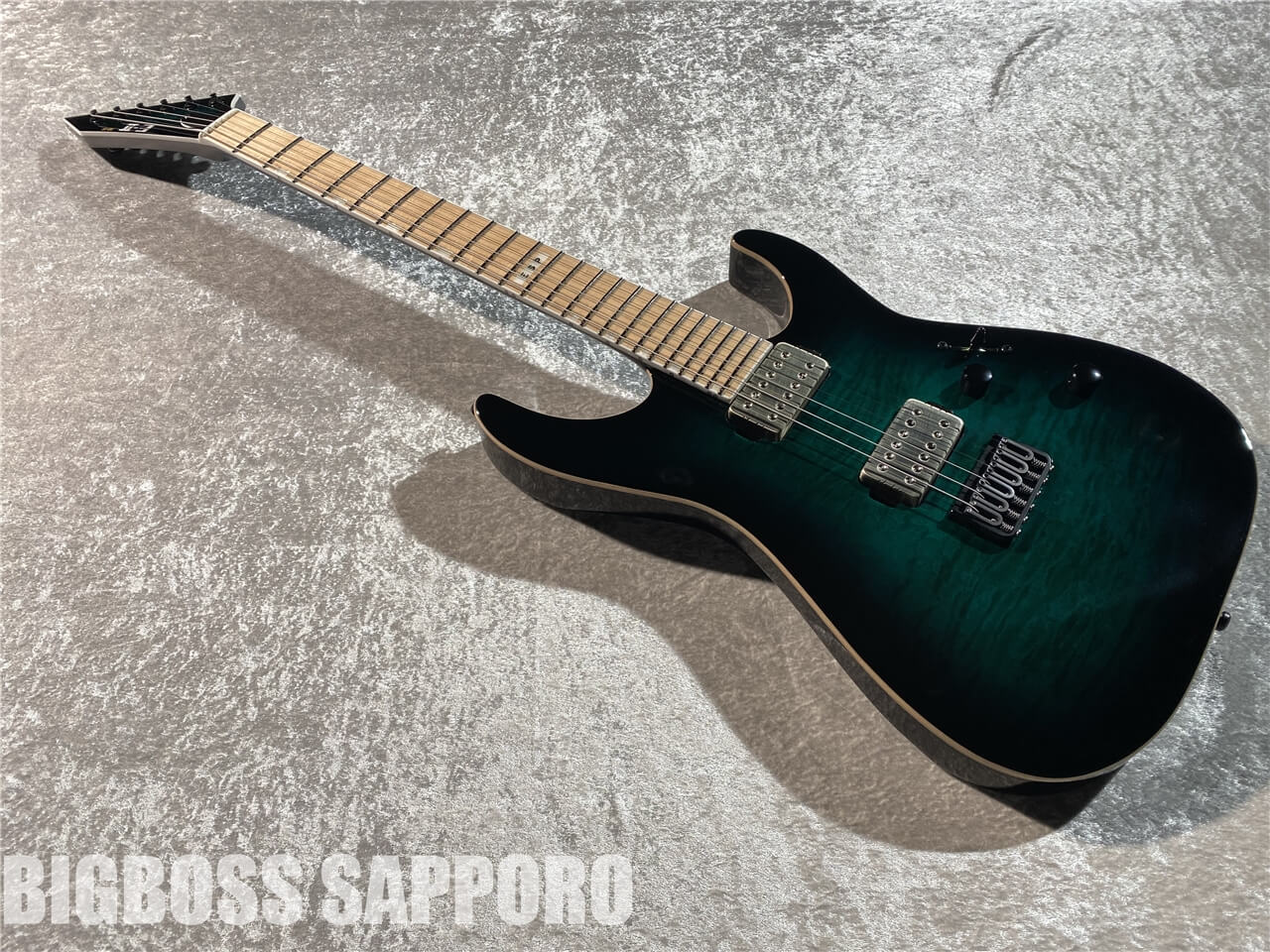 【即納可能】E-II(イーツー) M-II NT HS QM (Black Turquoise Burst) 札幌店