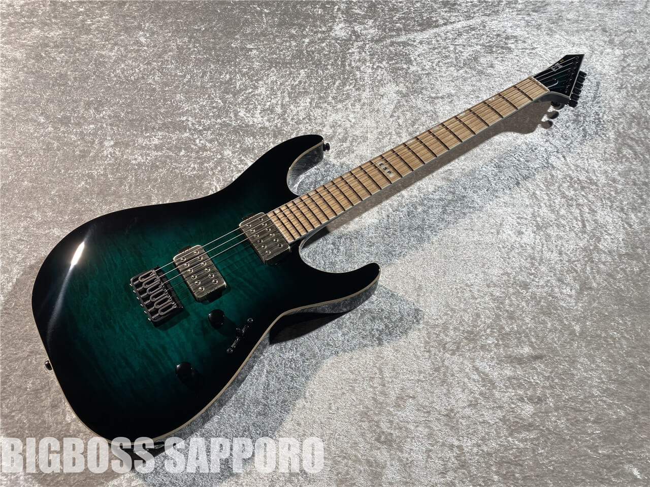 【即納可能】E-II(イーツー) M-II NT HS QM (Black Turquoise Burst) 札幌店