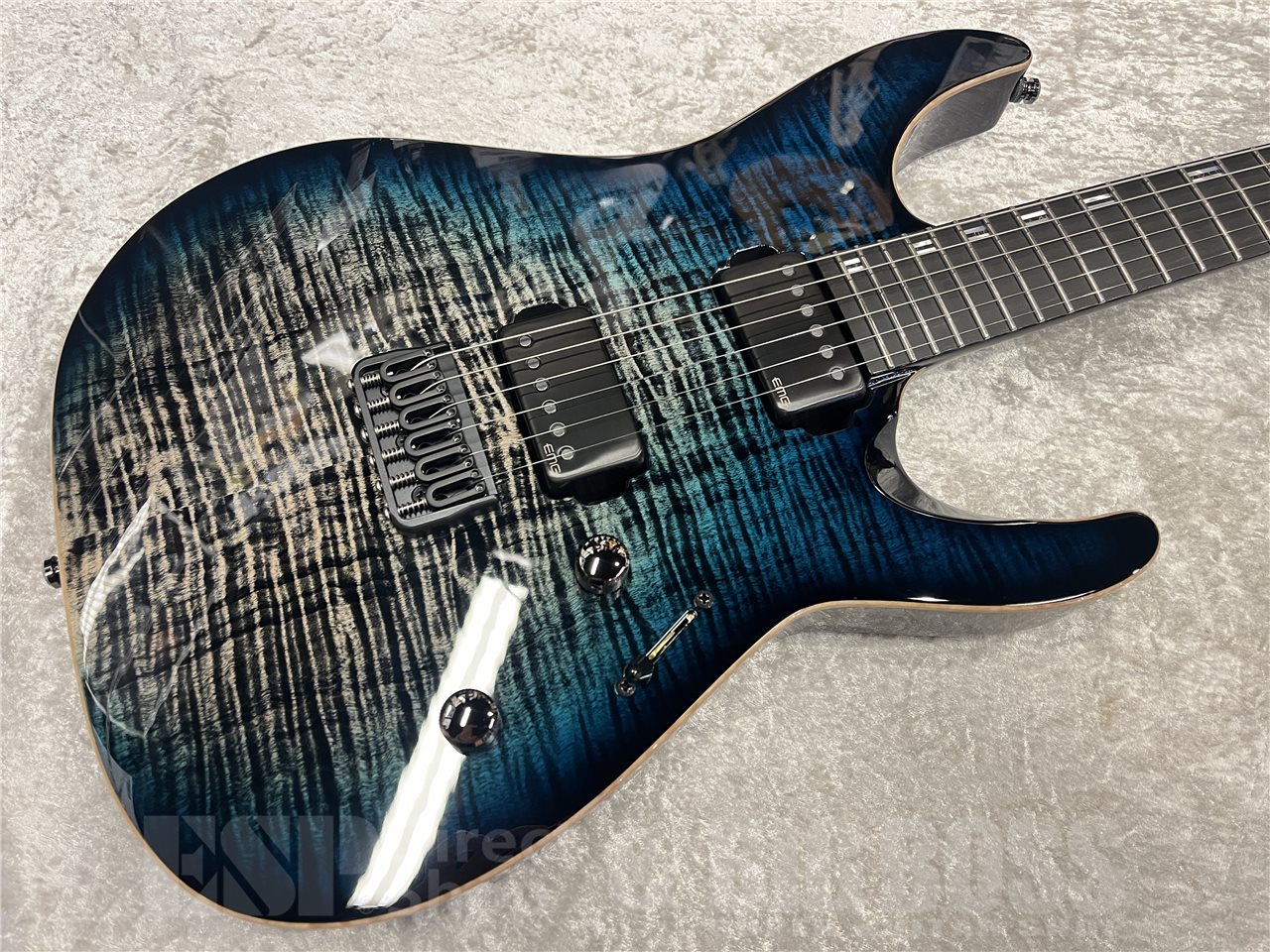 【即納可能】ESP(イーエスピー) M-II CTM NT/FM（Black Aqua Burst C w/Blue Pearl Black）　名古屋店