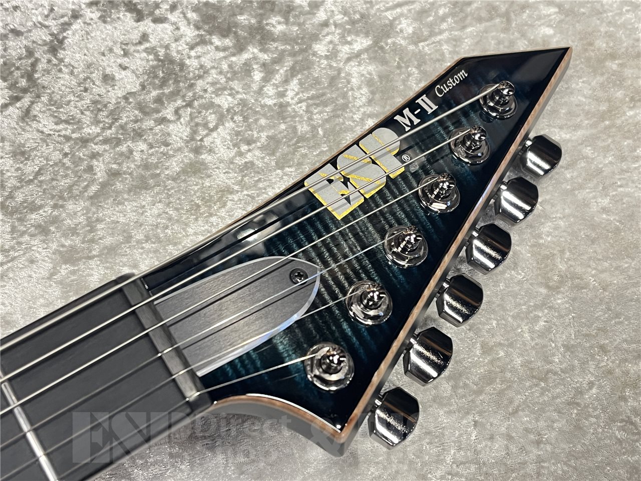 【即納可能】ESP(イーエスピー) M-II CTM NT/FM（Black Aqua Burst C w/Blue Pearl Black）　名古屋店