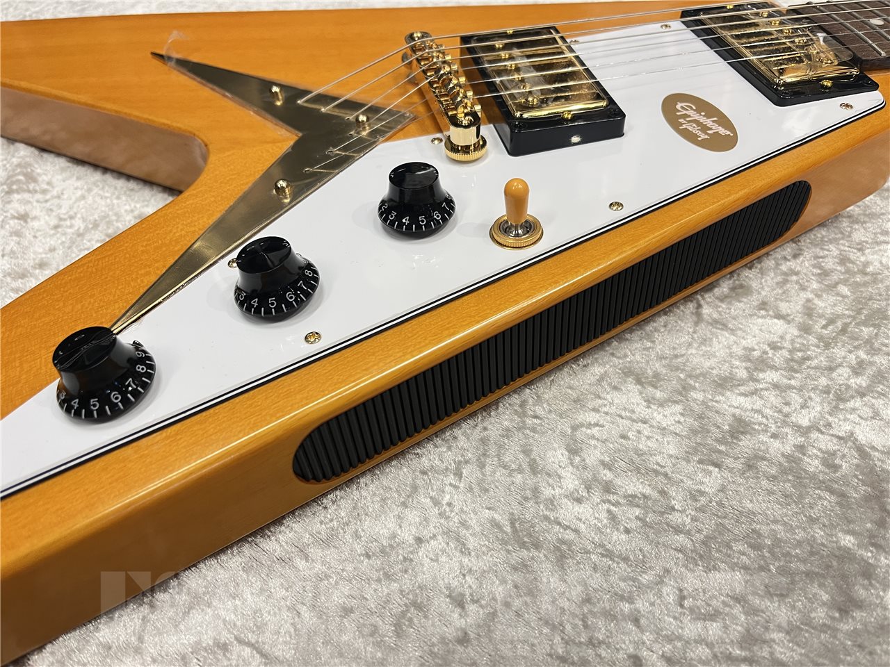 【即納可能】Epiphone（エピフォン）1958 Korina Flying V（Aged Natural）　名古屋店