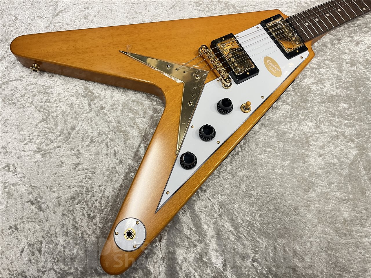 【即納可能】Epiphone（エピフォン）1958 Korina Flying V（Aged Natural）　名古屋店