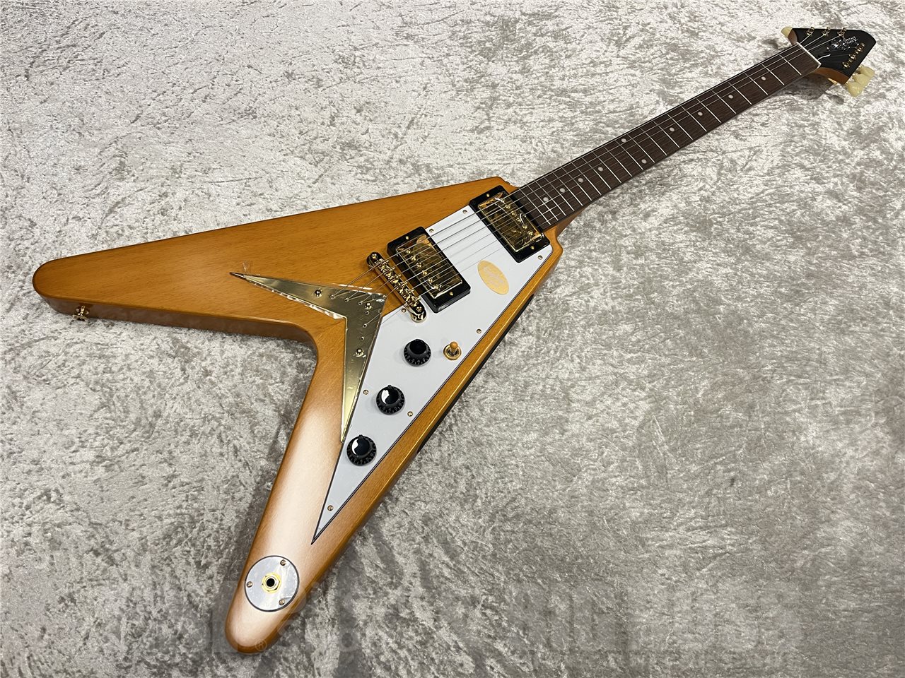 【即納可能】Epiphone（エピフォン）1958 Korina Flying V（Aged Natural）　名古屋店