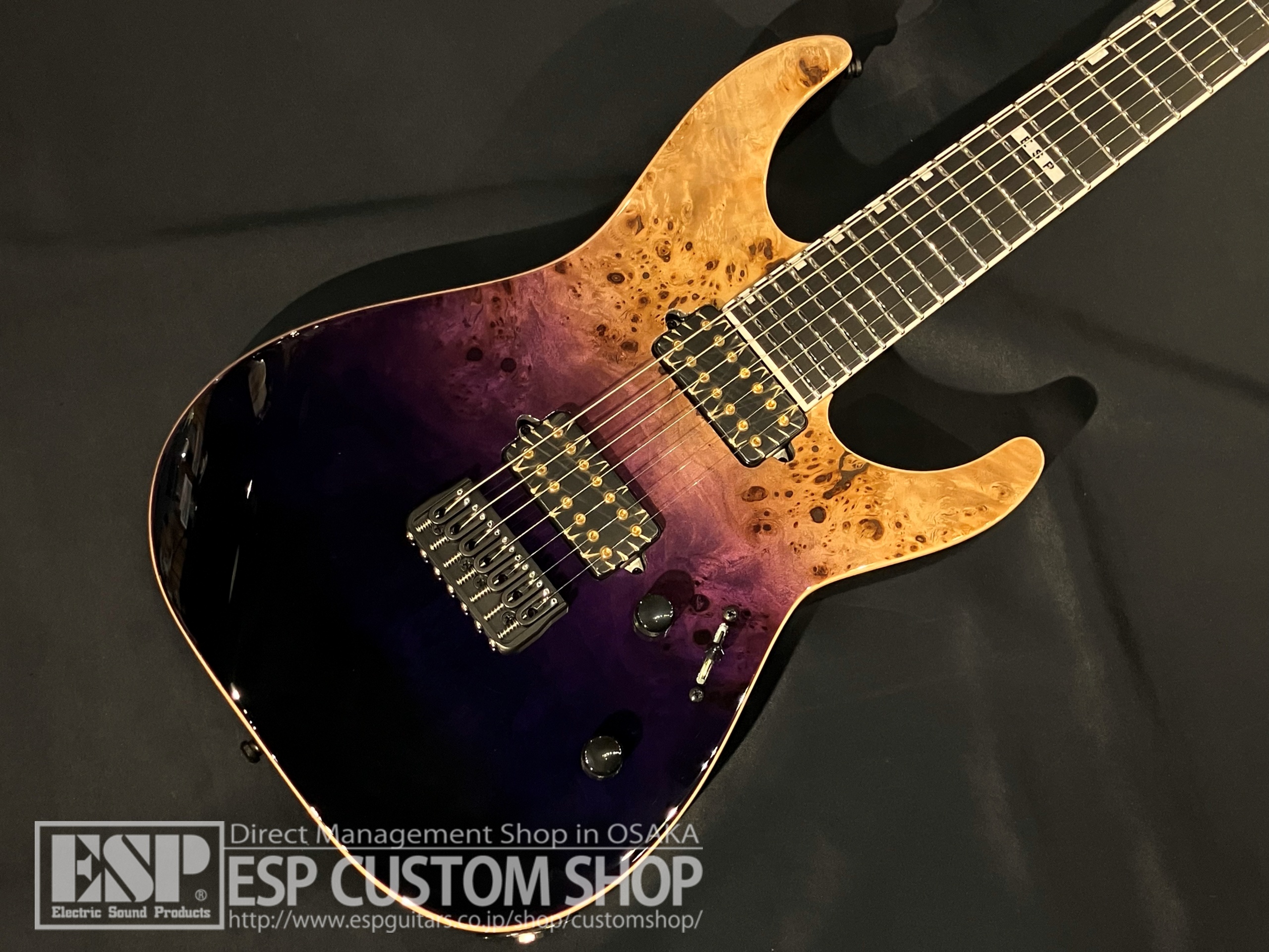 【即納可能】E-II(イーツー) M-II 7NT HS BM / Purple Natural Fade 大阪店