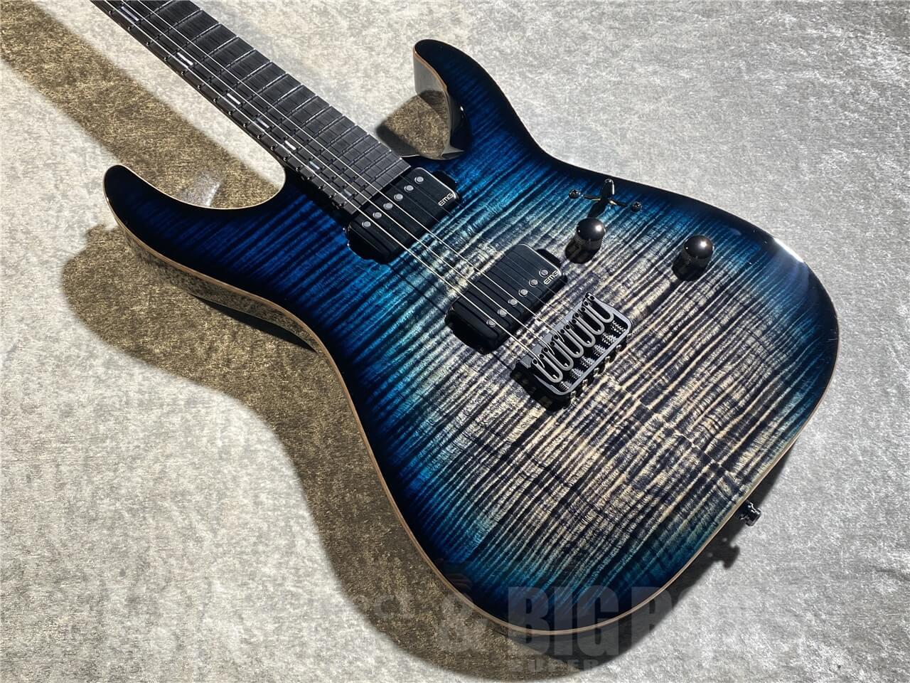 【即納可能】ESP(イ―エスピー) M-II CTM NT/FM (Black Aqua Burst C w/Blue Pearl Black) 札幌店