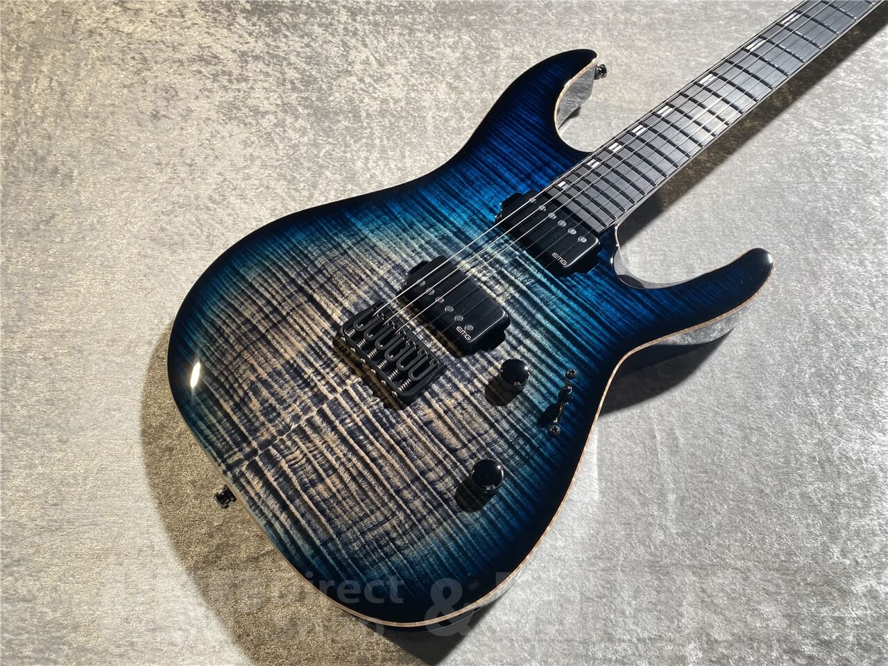 【即納可能】ESP(イ―エスピー) M-II CTM NT/FM (Black Aqua Burst C w/Blue Pearl Black) 札幌店