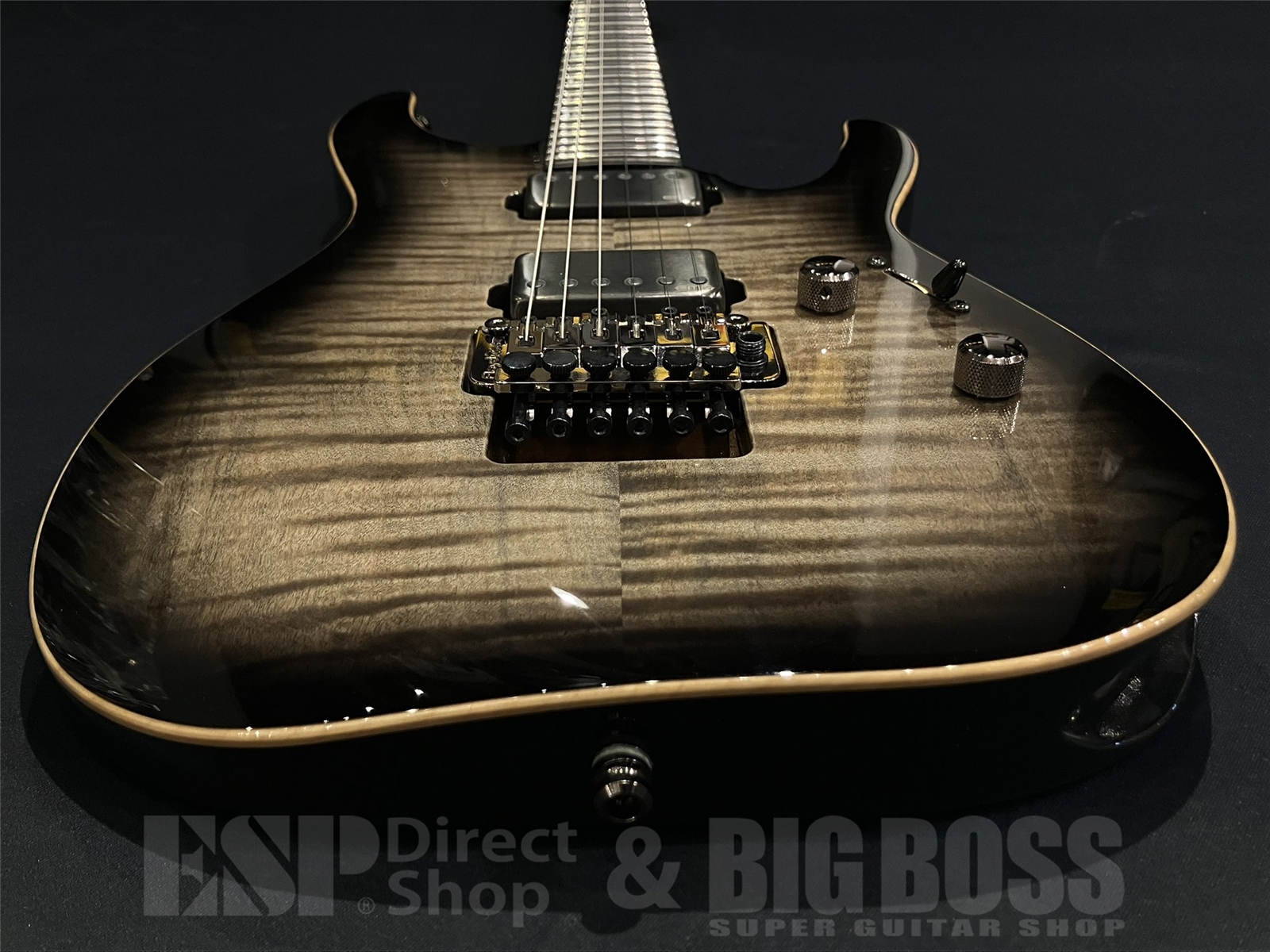 【即納可能】ESP(イーエスピー) M-II CTM FR/FM / Charcoal Burst w/White Pearl Black 京都店