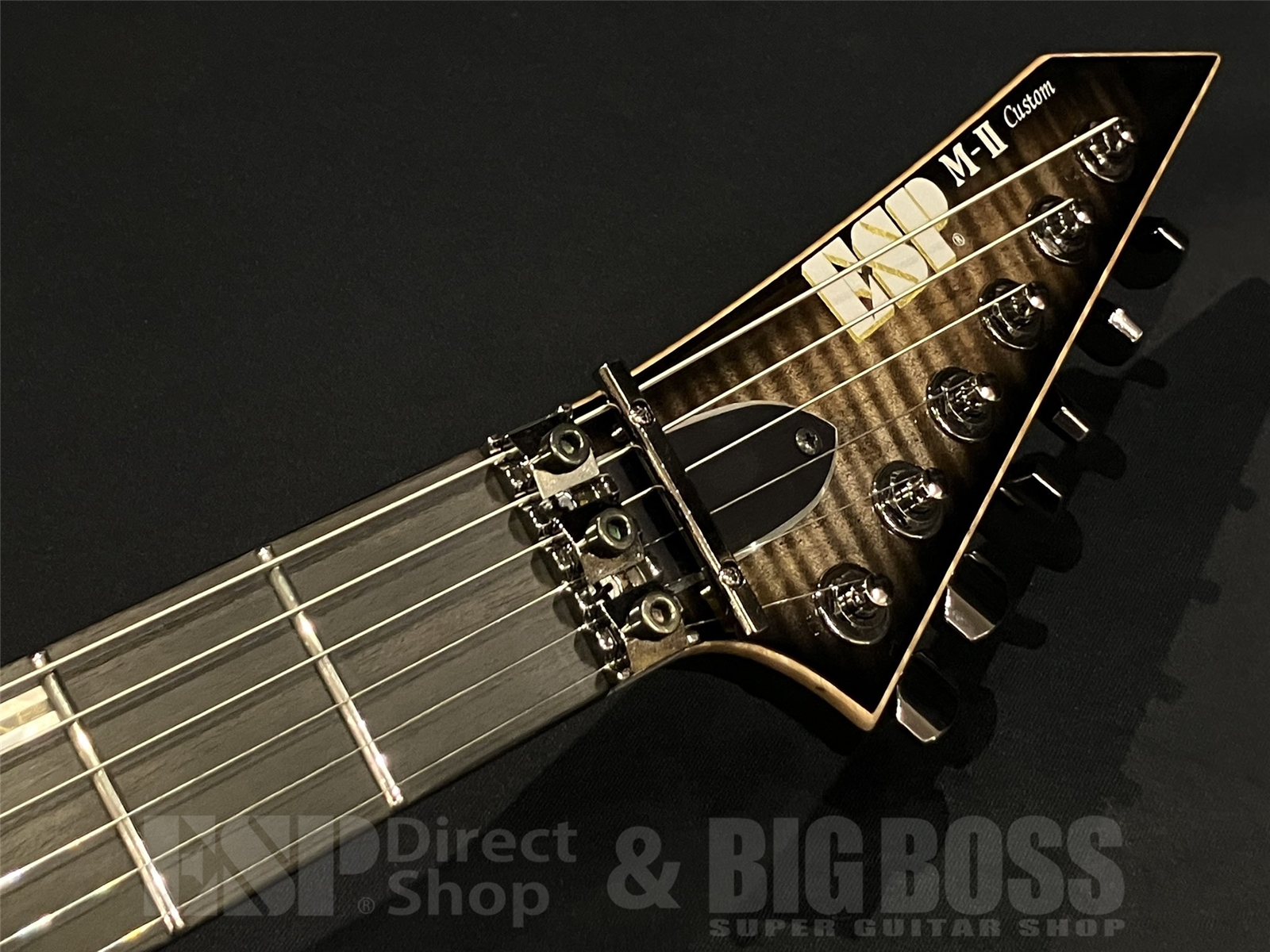 【即納可能】ESP(イーエスピー) M-II CTM FR/FM / Charcoal Burst w/White Pearl Black 京都店
