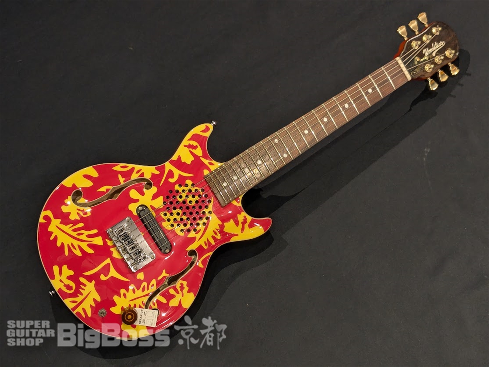 【USED / 即納可能】Woodstics Guitars (ウッドスティックギターズ) WS-MINI ALOHA / PINK & YELLOW ALOHA 京都店