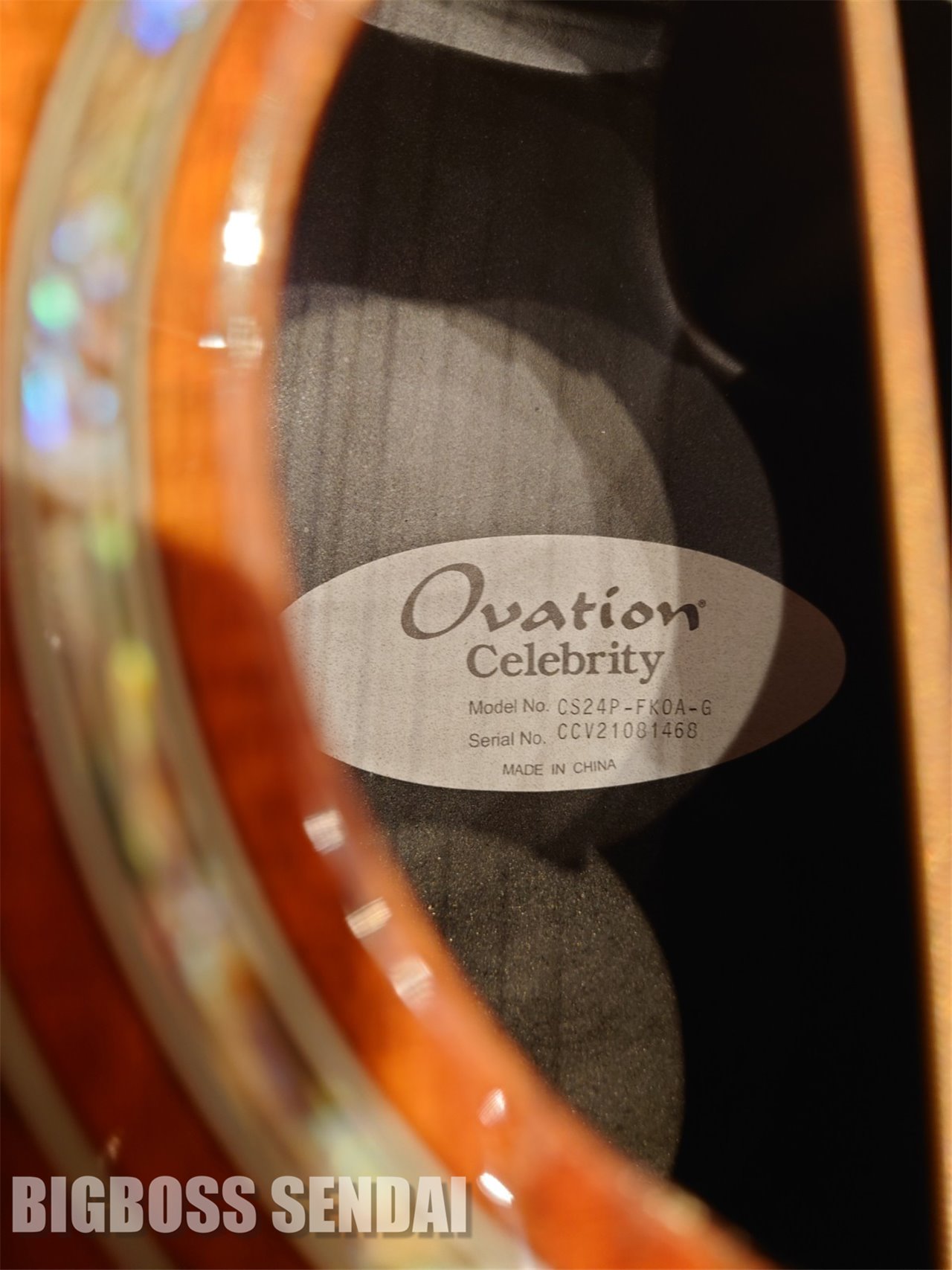 【即納可能】Ovation CS24P-FKOA 仙台店