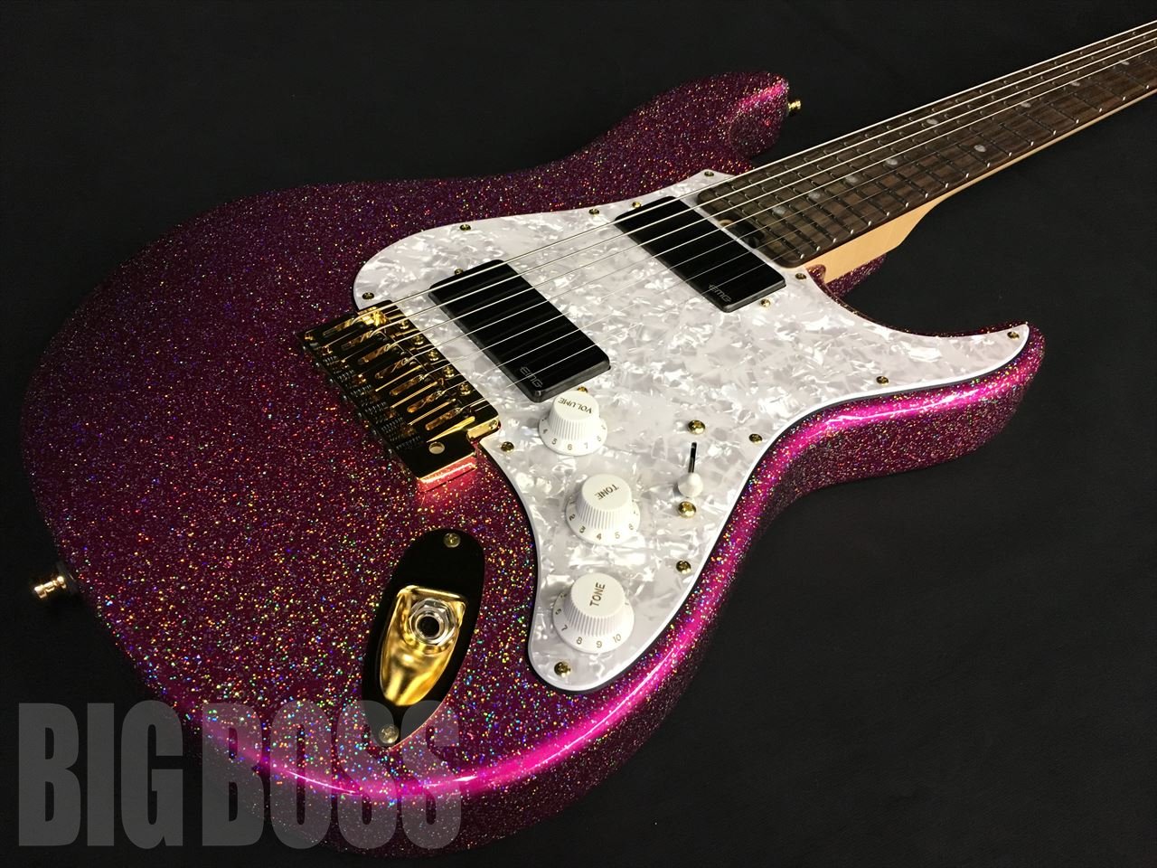 【受注生産】ESP(イーエスピー) SNAPPER-7 Ohmura Custom -Twinkle Pink- (大村孝佳モデル)