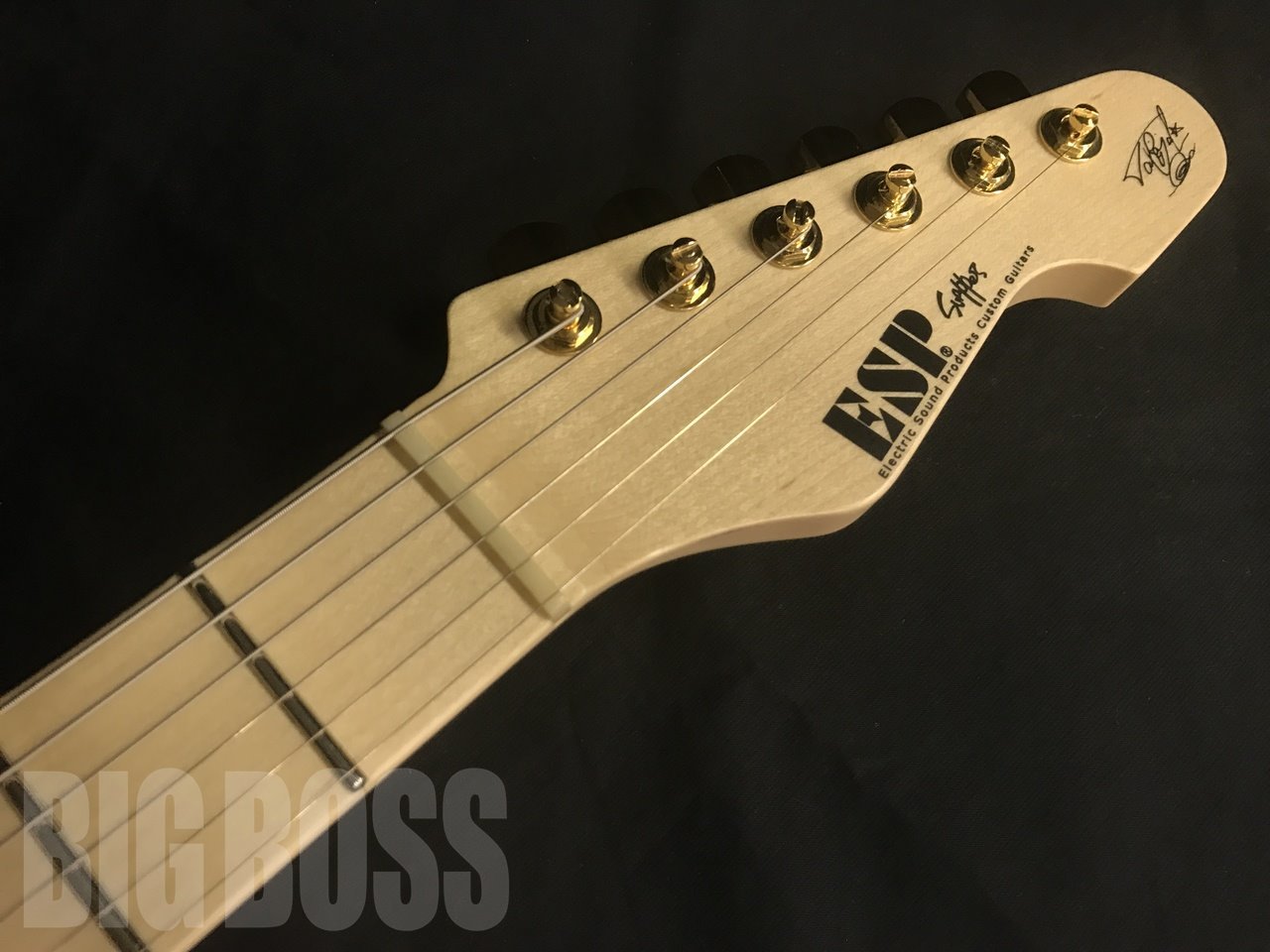 【受注生産】ESP(イーエスピー) SNAPPER Ohmura Custom -Eclipse Gold- (大村孝佳モデル)