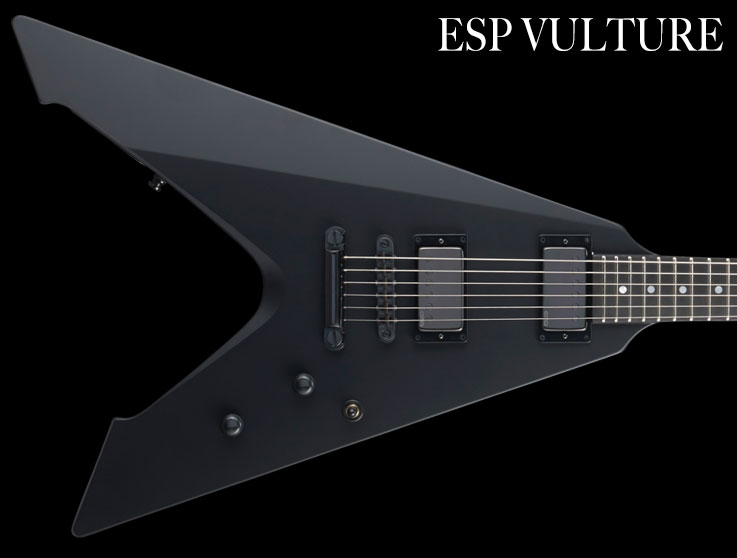 【受注生産】ESP(イーエスピー) VULTURE / Black Satin (METALLICA/James Hetfieldモデル)