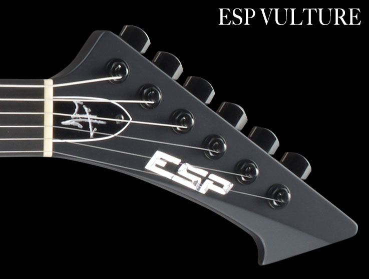 【受注生産】ESP(イーエスピー) VULTURE / Black Satin (METALLICA/James Hetfieldモデル)