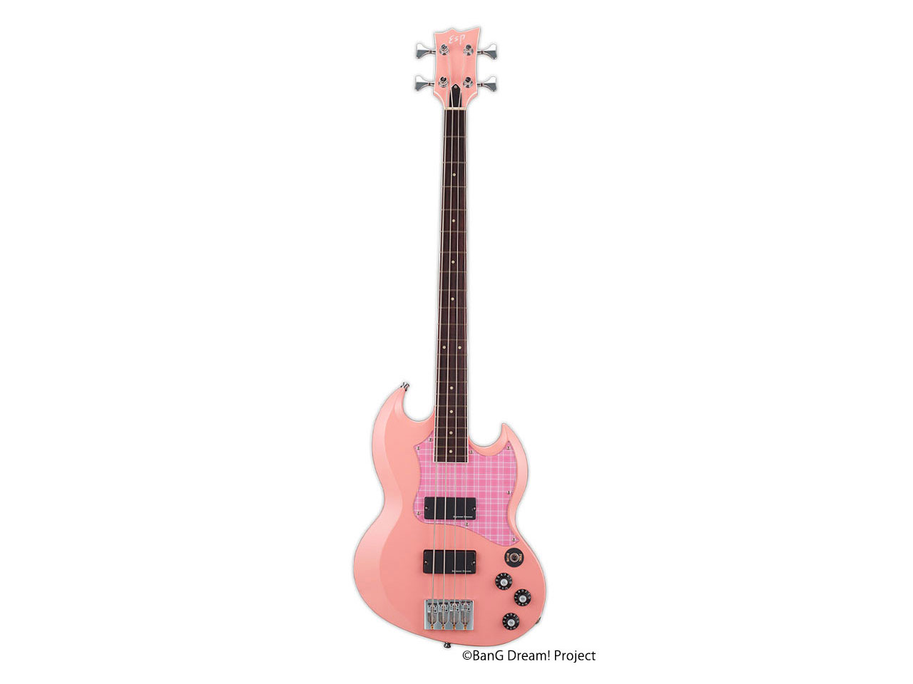 【受注生産】【ESP×BanG Dream!コラボベース】ESP(イーエスピー) VIPER BASS Rimi / Poppin'Party 牛込りみ Model