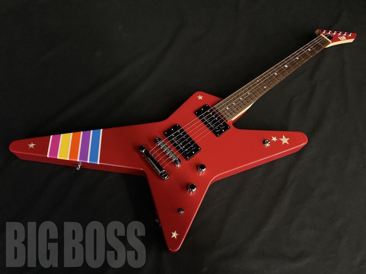 【受注生産】【ESP×BanG Dream!コラボギター】ESP(イーエスピー) RANDOM STAR Kasumi III -LED- / Poppin' Party 戸山香澄 Model