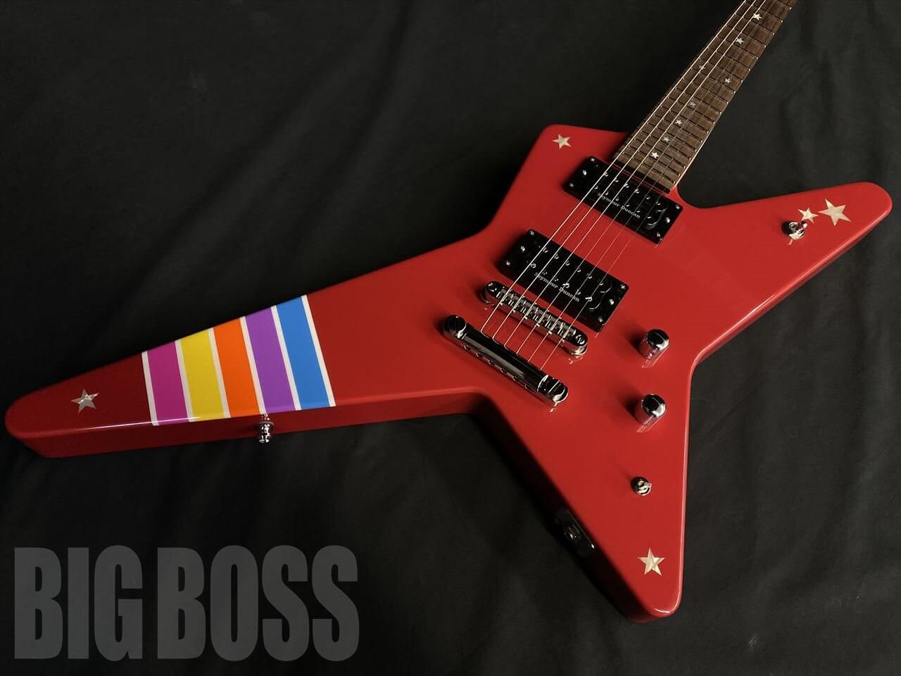 【受注生産】【ESP×BanG Dream!コラボギター】ESP(イーエスピー) RANDOM STAR Kasumi III -LED- / Poppin' Party 戸山香澄 Model