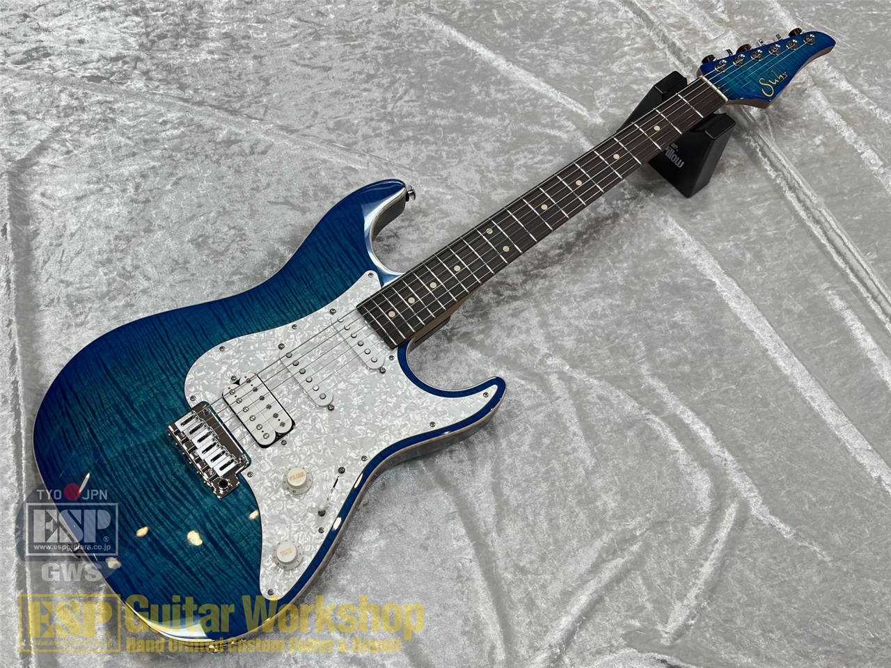 【即納可能】Suhr JE-Line Standard Plus MH/Aqua Blue Burst/ Pau Ferro/ GWS