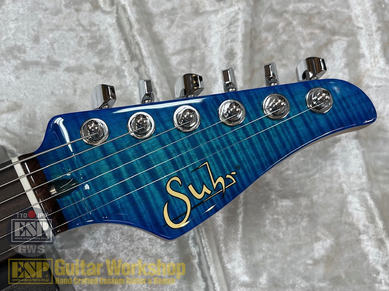 【即納可能】Suhr JE-Line Standard Plus MH/Aqua Blue Burst/ Pau Ferro/ GWS