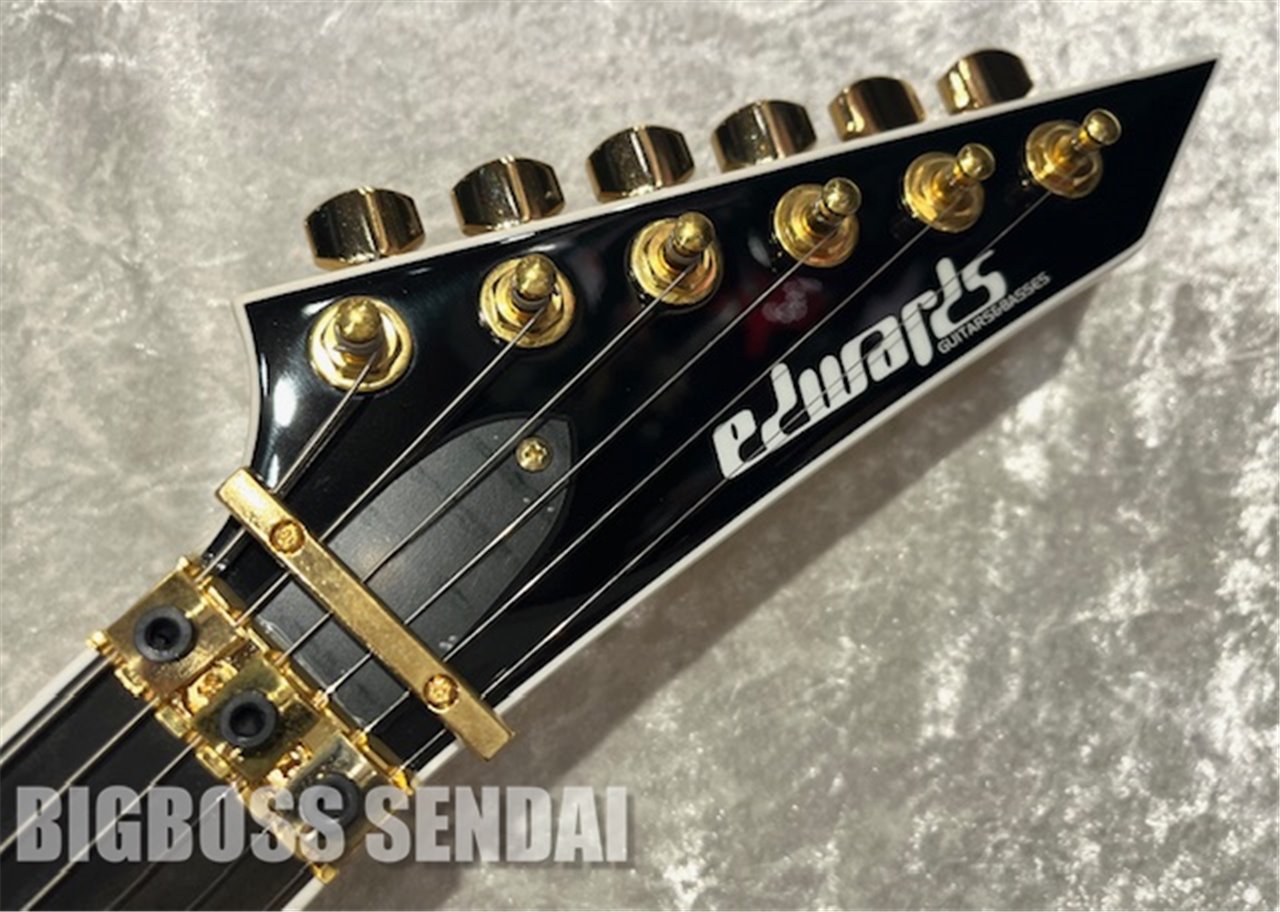 【即納可能】EDWARDS(エドワーズ)E-ALEXI ARROW HEAD Alexi Laiho Model / Black with Yellow Stripe 仙台店