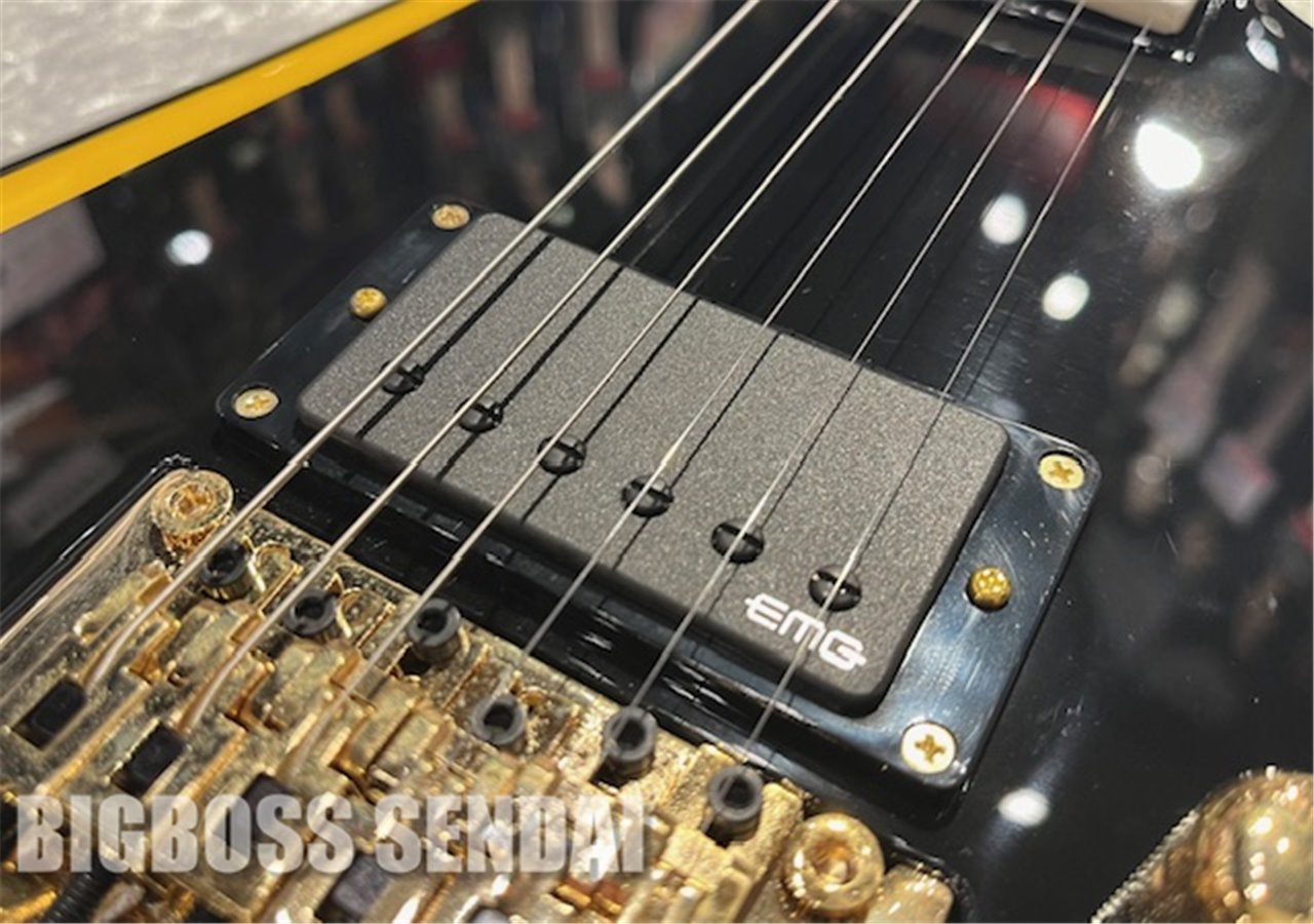 【即納可能】EDWARDS(エドワーズ)E-ALEXI ARROW HEAD Alexi Laiho Model / Black with Yellow Stripe 仙台店