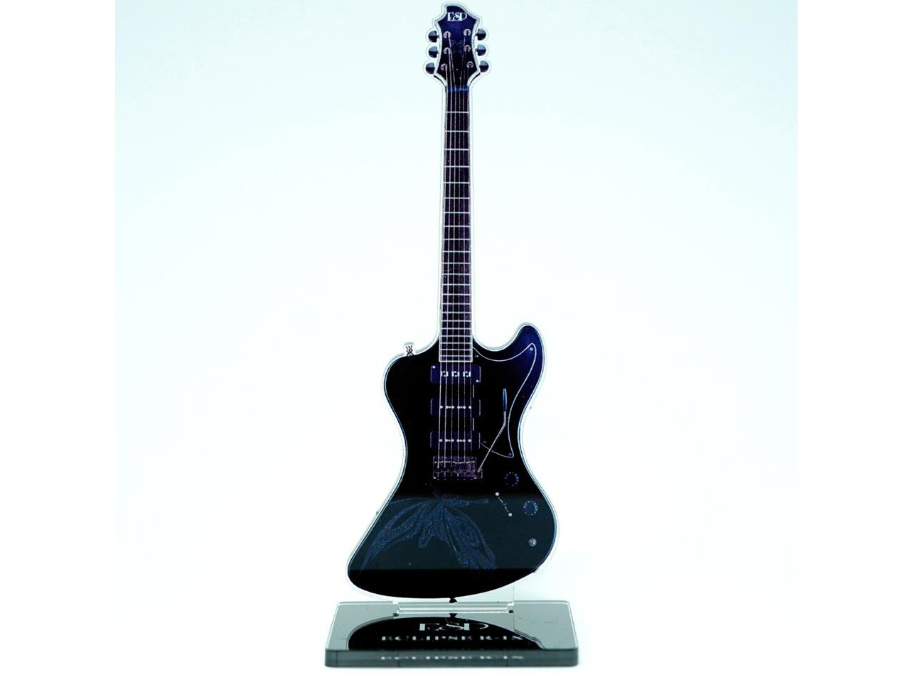 ESP Acrylic Keyholder Guitar Collection -SUGIZO Vol.1- AS-SGZ-05 (ESP ECLIPSE R-IX) / スタンドタイプ