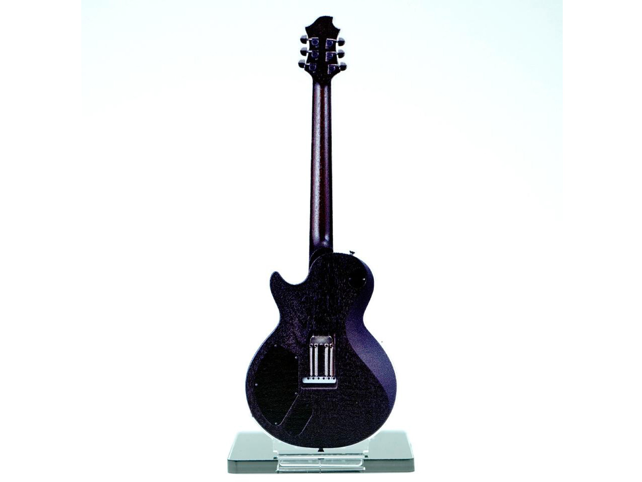 ESP Acrylic Keyholder Guitar Collection -SUGIZO Vol.1- AS-SGZ-04 (ESP ECLIPSE S-III Fretless QUILT) / スタンドタイプ