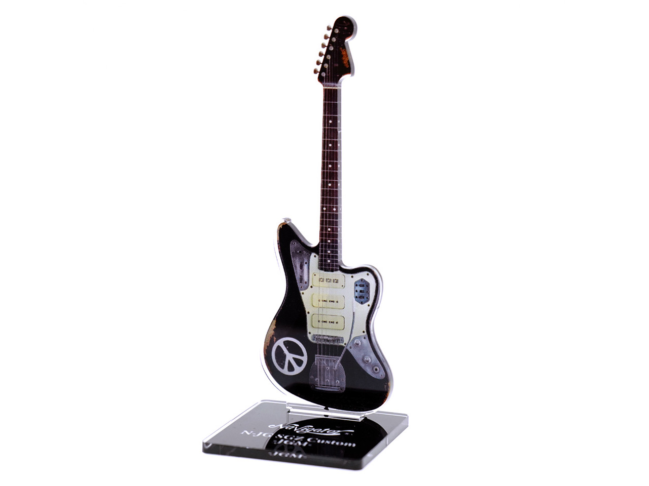 【2024年3月頃入荷予定｜ご予約商品】ESP Acrylic Keyholder Guitar Collection -SUGIZO Vol.1- AS-SGZ-03 (Navigator N-JG SGZ Custom -JGM-) / スタンドタイプ