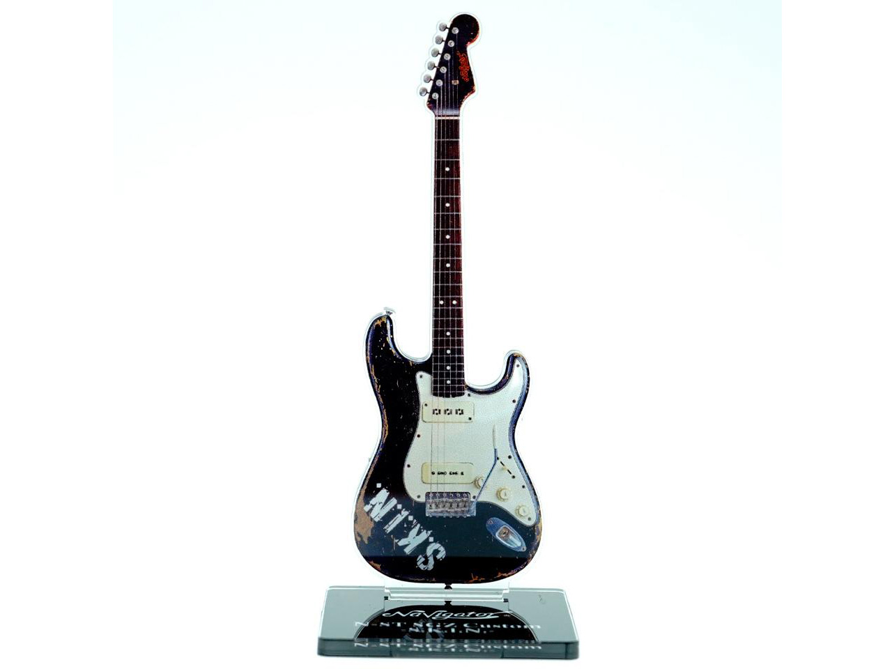 ESP Acrylic Keyholder Guitar Collection -SUGIZO Vol.1- AS-SGZ-02 (Navigator N-ST SGZ Custom -S.K.I.N.-) / スタンドタイプ